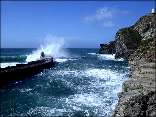 Portreath Harbour, for Rosa.