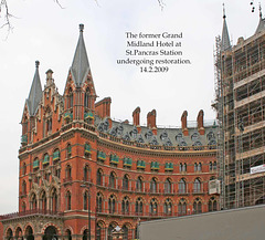 Midland Grand Hotel St Pancras Station SW wing 14 2 2009