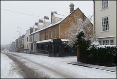 a touch of snow in Walton Street