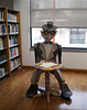 Fernando Pessoa in the Municipal Library.