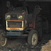 Tractor in the garage