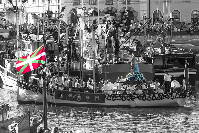 procesión marítima Virgen del Carmen