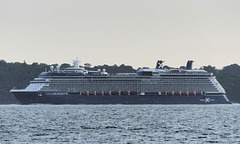 Celebrity Silhouette passing the Isle of Wight - 14 August 2021