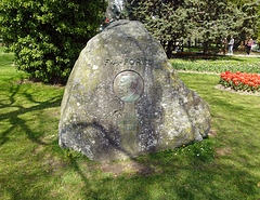 Gedenkstein  von François-Alphonse Forel, im Park von Morges