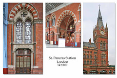 St Pancras Station collage 14 2 2009