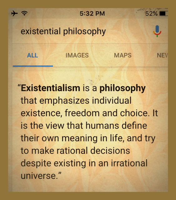 Existential Philosophy