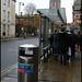 ugly new bus shelter and bin