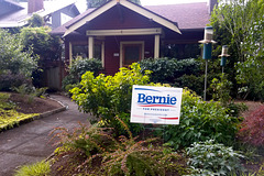 USA 2016 – Portland OR – Bernie Saunders supporter