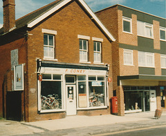 F Coney shop in Farnborough (Alder Valley agent) - Sep 1974