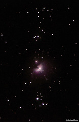 Visible and dark energy from the sky: Orion nebula M42, M43 and NGC1980