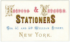 Hosford and Ketcham, Stationers, New York