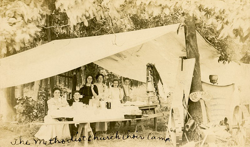 The Methodist Church Choir Camp, 1908