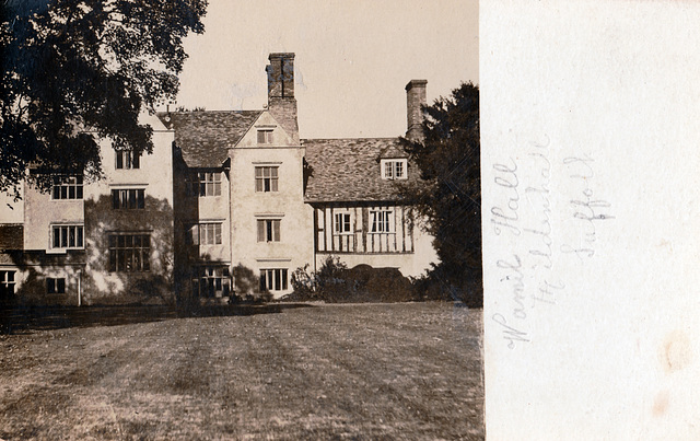 Wamil Hall, Suffolk c1910 (since reduced in size)