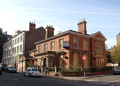 Corner of East Circus Street and Park Row Nottingham
