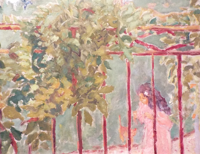 Detail of From the Balcony by Bonnard in the Metropolitan Museum of Art, July 2018