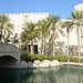 U.A.E., Dubai, Madinat Jumeirah Walking Bridge and Madinat Arena