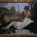 Le repos du berger - Huile sur toile d'Emile Bernard