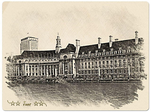 The former County Hall, London