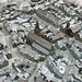 Luftbild aufs Stadt-Modell