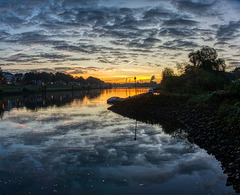 Weser sunrise