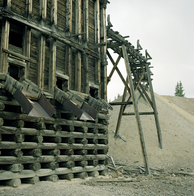 Abandoned mine above Leadville