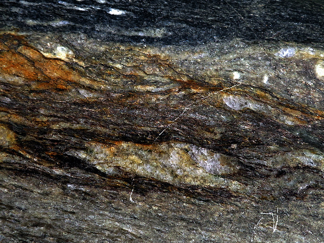 Interesting textures of alpine rock.
