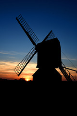 Stevington Windmill at sunset