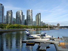 Twin Otter and Vancouver Waterfront