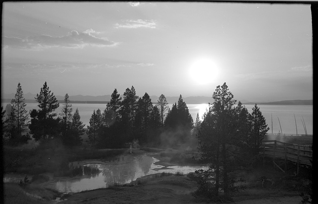 Sunrise at Lake Yellowstone