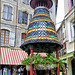 Anduze (30) 21 juillet 2010. La fontaine-pagode.