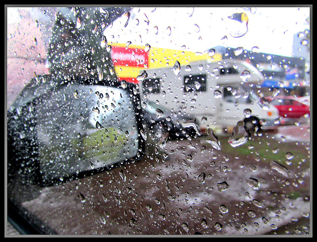 Through a Wet Car Window