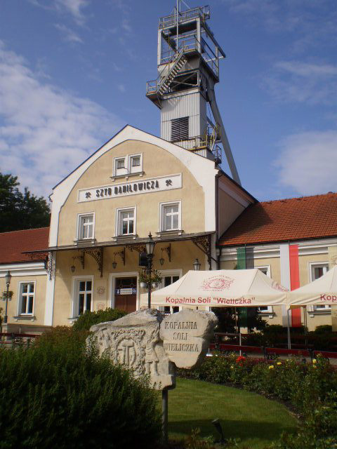Wieliczka salt mines reception building.