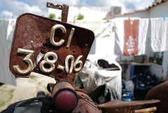 #14- Penedos, Old tractor's licence plate