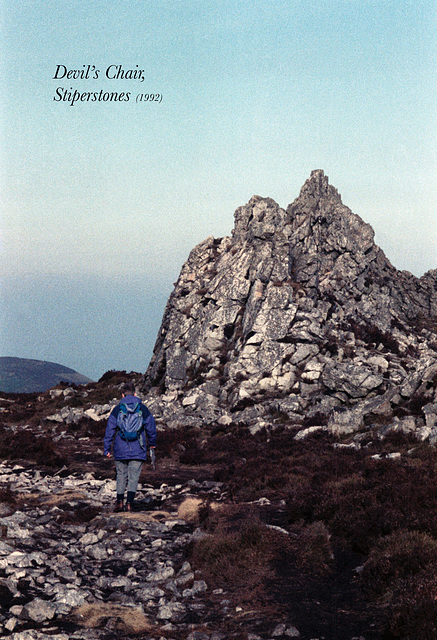 The Devil’s Chair, The Stiperstones (Scan from 1992)
