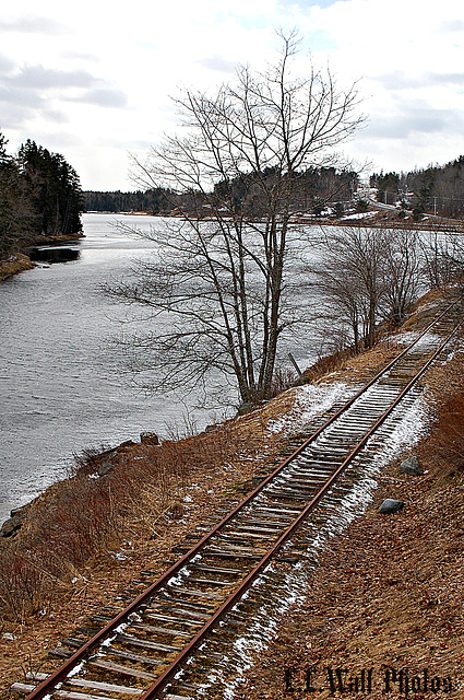 Final Spring for Old Rails Along The East Machias River