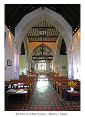 St Andrew's Alfriston interior looking east 12 5 2015