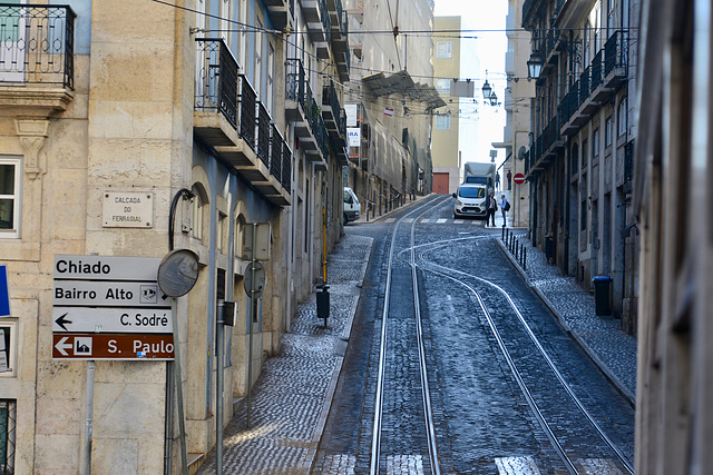 Lisbon 2018 – Looking up Rua Vitor Cordon