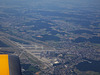 Der Flughafen Zürich kurz nach dem Start ( Flug Zürich Rhodos )