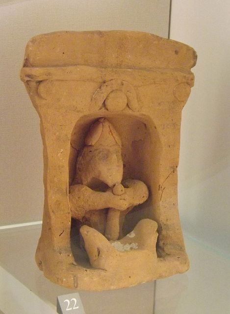 Terracotta Shrine with Ithyphallic God in the Louvre, June 2013