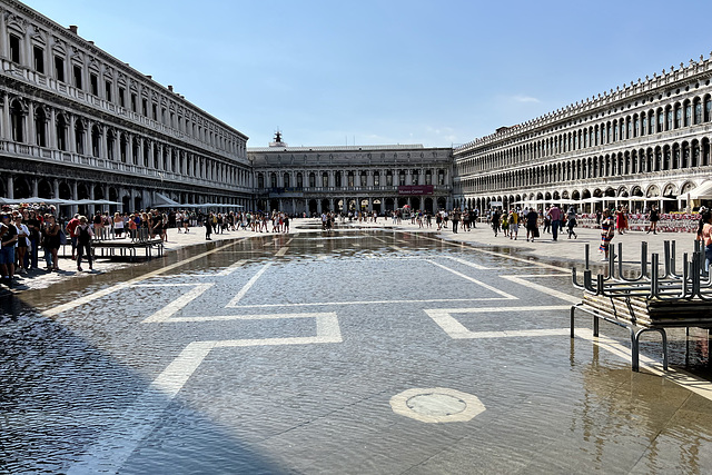 Venice 2022 – Piazza San Marco with some water