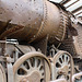 Steam Engine Riddled with Bullet Holes