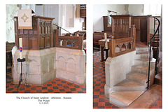St Andrew's Alfriston pulpit 12 5 2015