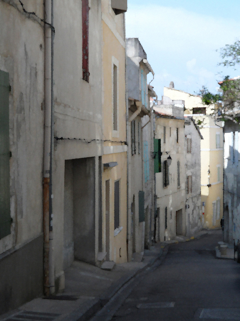 Giù per le strade di Arles