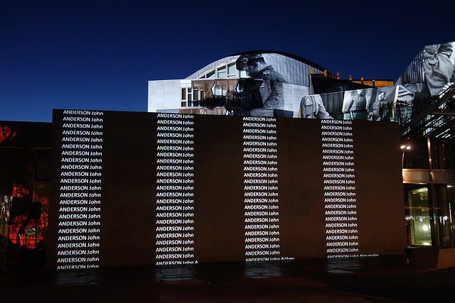 Roll of Honour - Scottish Parliament