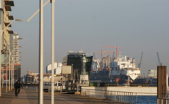 Am Hamburger Fischerei-Hafen