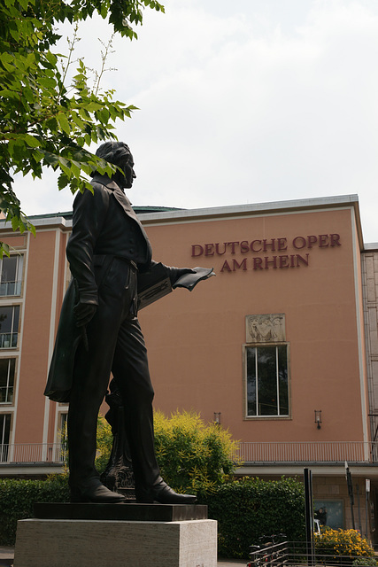 Felix Mendelssohn Statue Outside The Opera House