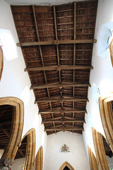 Nave ceiling, Saint Etheldreda's Church, Guilsborough, Northamptonshire
