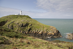 Strumble Head lighthouse on Ynys Meicel