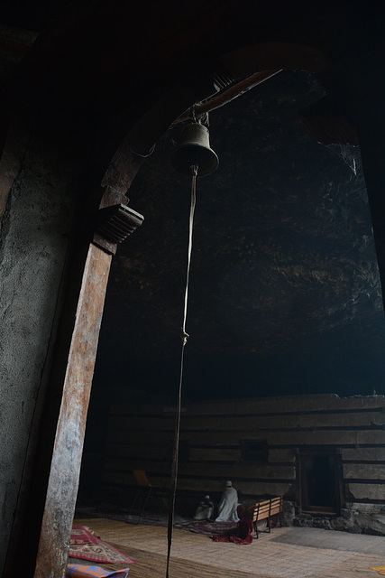 Ethiopia, The Cave Church of Yemrekhana Krestos, The Bell