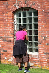 Brick, and Glass-Block Window